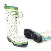 Women's Lots of Dots Lace-Up Rain Boots