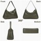 thumbnail image 3 of Bolso Masa Hervida Hombro Hugtrwg para Mujer Mano Con Cuero PU Múltiples Bolsillos Tavel, 3 of 7