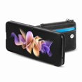 thumbnail image 5 of SaniMore for Samsung Galaxy Z Flip 4 6.7" 2022 Case, Detachable Zipper Wallet Card Slots Kickstand Wireless Charging Wear-resistant PU Leather Shockproof Folding Case for Galaxy Z Flip 4, Black, 5 of 10