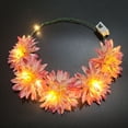 thumbnail image 2 of Vorkoi LED Flower Crowns Headbands - Light Up Headband for Women, Garlands Glowing Floral Wreath Crowns for Wedding Beach Party Birthday Halloween Cosplay Christmas Mardi Gras, 2 of 7