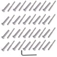 thumbnail image 6 of GELUOXI 20Pcs T316 Stainless Steel Cable Railing Hardware Kit For 3/16" Wire Rope Cables, 6 of 10