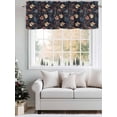 thumbnail image 5 of Brown Black Red Blue Cowboy Curtain Valances for Windows, Country Western Vintage Kitchen Valance Window Treatment, Light Filtering Block Curtains for Bathroom/Bedroom/Living Room 60'' x 18'', 5 of 9