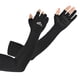 thumbnail image 2 of Golovejoy Mangas del brazo de enfriamiento con dedos ergonómicos Hombres Mujeres Protección solar UV Mangas largas de los brazos Cubierta para ciclismo Conducción Correr Golf Golf Baloncesto Golovejoy Mangas, 2 of 7