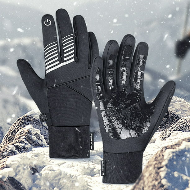 Warm thermal gloves cycling cheap