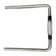thumbnail image 1 of Percussion L Rod Tom Holder Varilla de montaje de percusión de metal resistente para batería, regalos de baterista Accesorios de percusión de brazo L Doble L, 1 of 8
