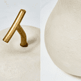 thumbnail image 5 of American Art Decor Cream White Resin Apple And Pear Fruit Tabletop Decor, Set Of 2, White - 7" H x 6.75" L x 6.75" D, 5 of 7