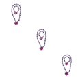 thumbnail image 4 of Minnieouse Necklace Bracelet Cute Wearable Jewelry Set Accessories Girls Decorative Sweet Stretchable Toddler Pendant Style for Party Type1 NO1 Minnieouse CBP451741, 4 of 6