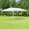thumbnail image 4 of HomGarden 10x20FT Outdoor Gazebo Canopy Wedding Party Tent  W/ 6 Removable Walls, 10' W, White, 4 of 11