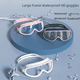 thumbnail image 1 of Gafas de natación de montura grande, impermeables, antivaho, HD, equipo de gafas de natación para hombres y mujeres, gafas de natación para adultos con miopía, 1 of 5