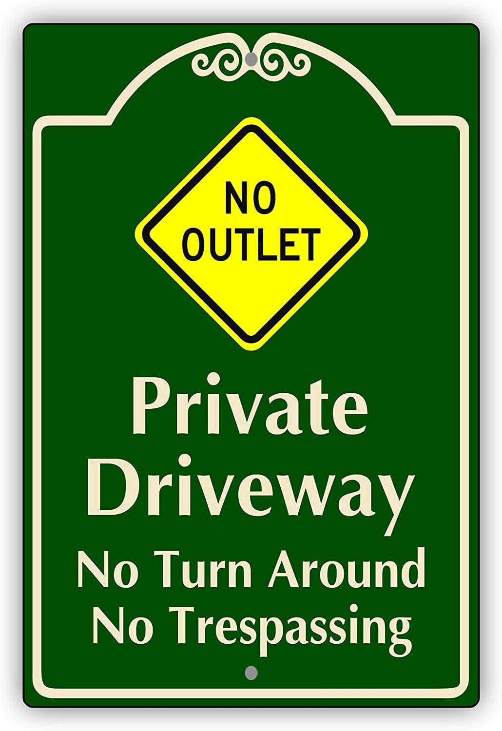 Private Driveway No Stopping Or Turning safety sign 