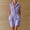 Purple, variant on Jumpers for Women Sleeveless Collar Dressy Romper Solid Color Regular Fit Overalls Women Summer for Party and Festival S-3XL