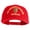 Red, variant on U.S. Army 1st Infantry Division Embroidered Retro Cotton Blend Snapback Cap - Black OSFM