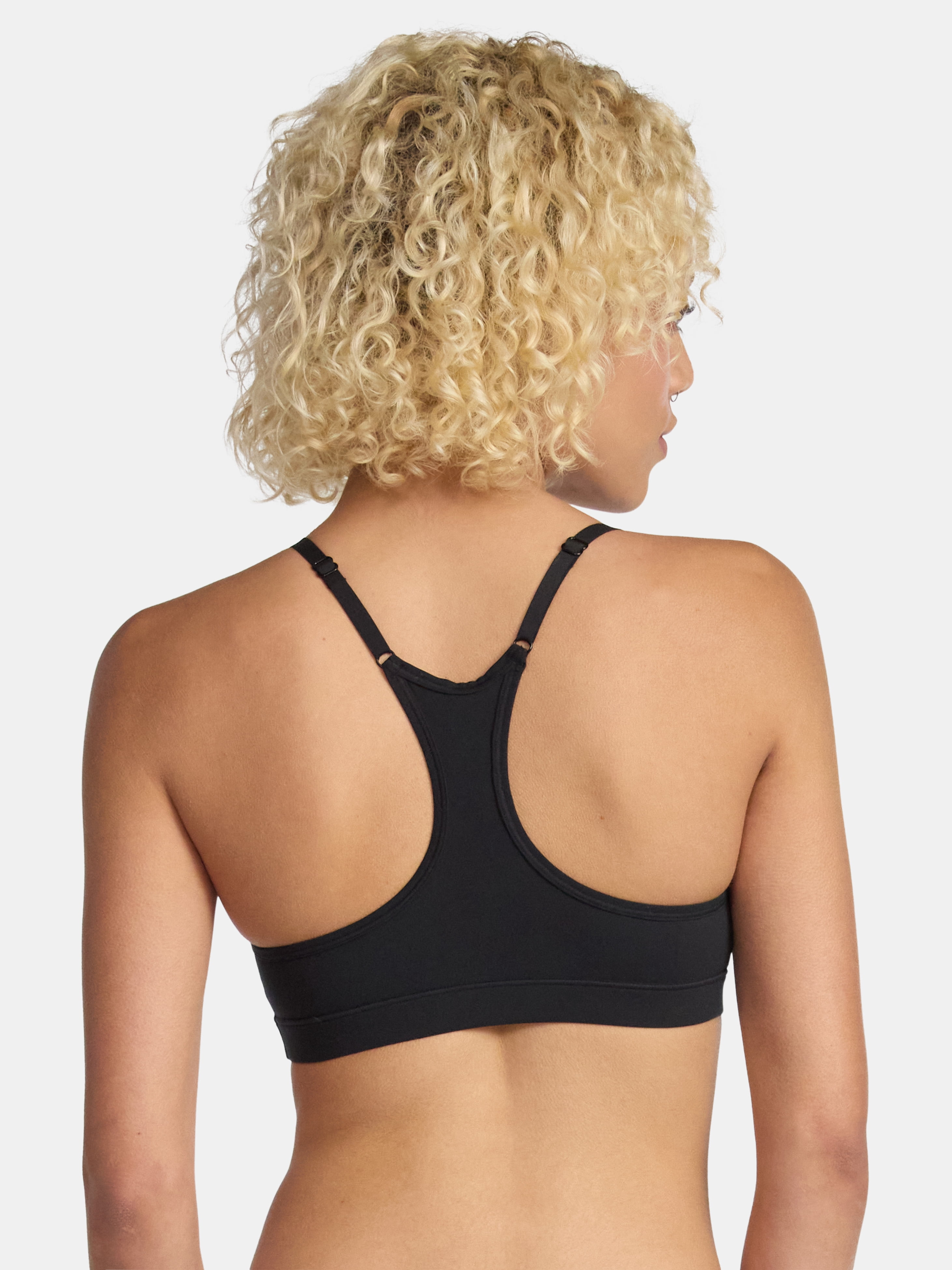 No Boundaries Fit Stretch Scoop Racerback Bralette, Women's XS-3XL