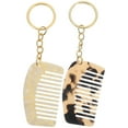 thumbnail image 1 of 2pcs Comb Keychains Wide Tooth Comb Small Comb Travel Comb Pocket Comb Keyring, 1 of 8