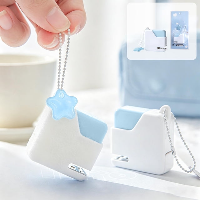 Vacemry Mini Stapler Portable, Cute Small Stapler ForSchoolOffice Desk Use, Handheld Stapler With 10 Size Staples, Compact Lightweight Stapler ForStudentsTeachers Home Workspace