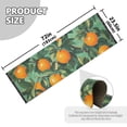 thumbnail image 5 of Yayeee Runner Rug for Bedroom 2'x6' Machine Washable Hallway Non Slip Mat, Orange Tree Pattern, 5 of 8