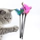 thumbnail image 1 of Cat Teaser Pavo Pluma Interactivo Palo Juguete Gatito Pet Wire Chaser 5pcs Hugtrwg  Para estrenar, 1 of 6