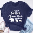 thumbnail image 2 of EcoLoom Twice Blessed Mama Bear Short Sleeve Unisex T Shirt, 2 of 6