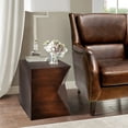 thumbnail image 3 of Pasargad Home Aleksy Iron Side Table, Copper - 14 x 14 x 18 in., 3 of 5