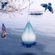 thumbnail image 2 of Comedero para pájaros colgante, dispositivo de alimentación de agua para colibrí, fuente de bebida para pájaros salvajes, estación de alimentación, contenedor de alimentos, 2 of 7