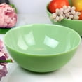 thumbnail image 6 of Martha Stewart  2 Piece 10in Jadeite Glass Serving Bowl Set in Jade, 6 of 6