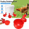 thumbnail image 3 of Vasos de agua para pollo, bebedero para pollo, alimentador de agua para pollo, rosca de 3/8 de pulgada, bebedero de llenado automático, bebedero para aves de corral, comedero para pollo, pato, pavo, conejito Sailing Electrónica, 3 of 5