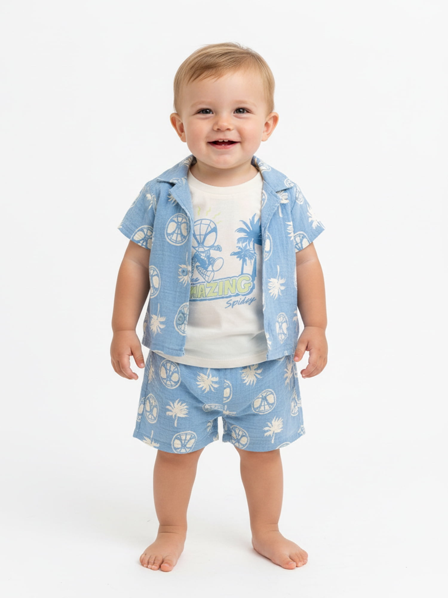 Spider-Man, Baby Boy Three-Piece Set, Spidey Palms, Sizes 0-24M