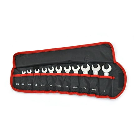 

Hyper Tough 12-Piece SAE Stubby Combination Wrench Set