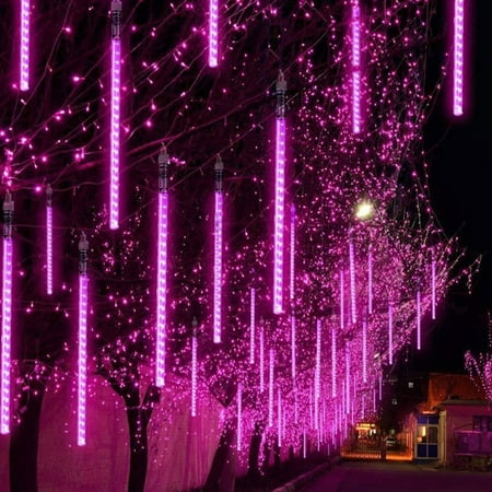 

LASHALL 2PCS 30CM Party LED Lights Shower Rain Snowfalls Tree Garden Outdoor