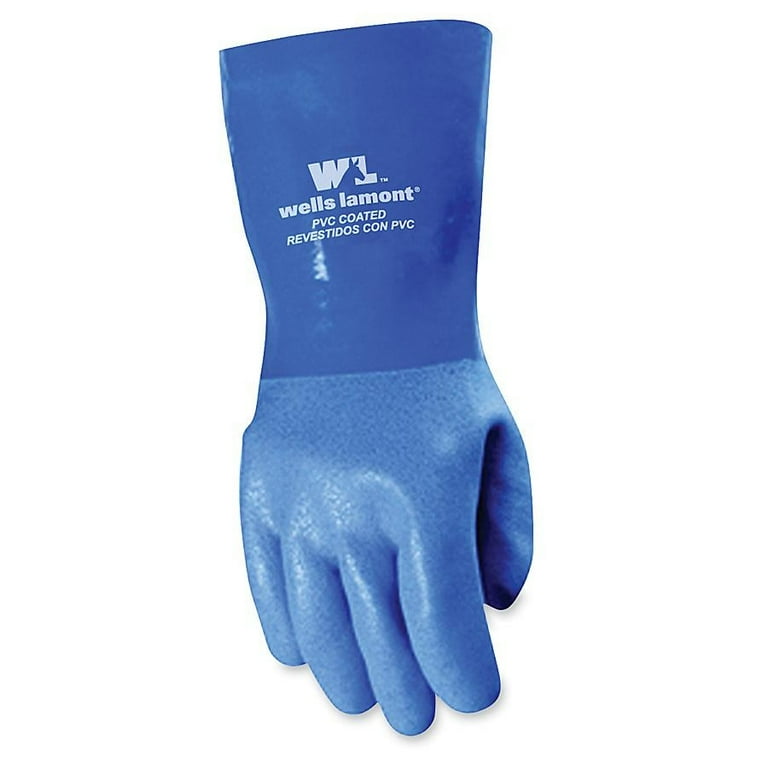 ゴ*ス様 RATEL WORKS WAL3 Heavy Duty PVC Coated Work Gloves, Liquid/Chemical Resistant