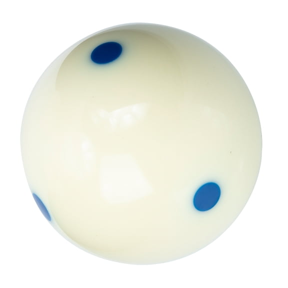 YUNLIGHTS Light Yellow Resin Cue Ball, Durable and Wear-Resistant, for Playing, 2Pcs