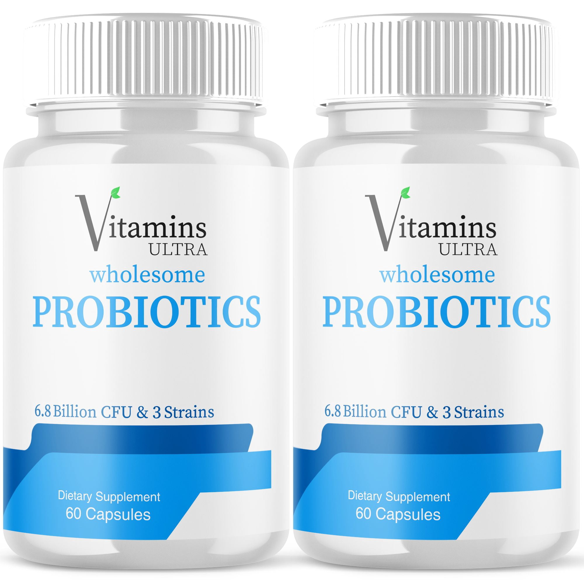 (2 Pack) Vitamins Ultra Wholesome Probiotics 51 Billion CFU and 18 Strains for Women Men