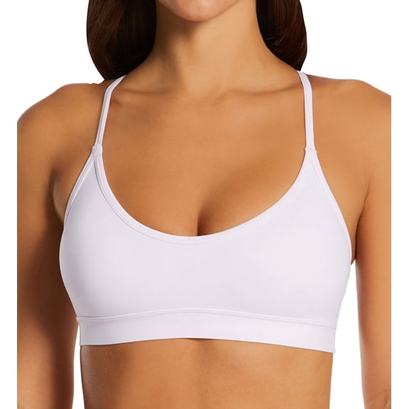 Women's Hanes DHY202 Authentic Cami Crop Bralette (Lilac Meringue XS)