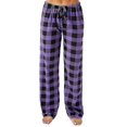 thumbnail image 1 of Women Plaid Pajama Pants Sleepwear, Women Lounge Pants Comfy zhangyuxiang LED, 1 of 2