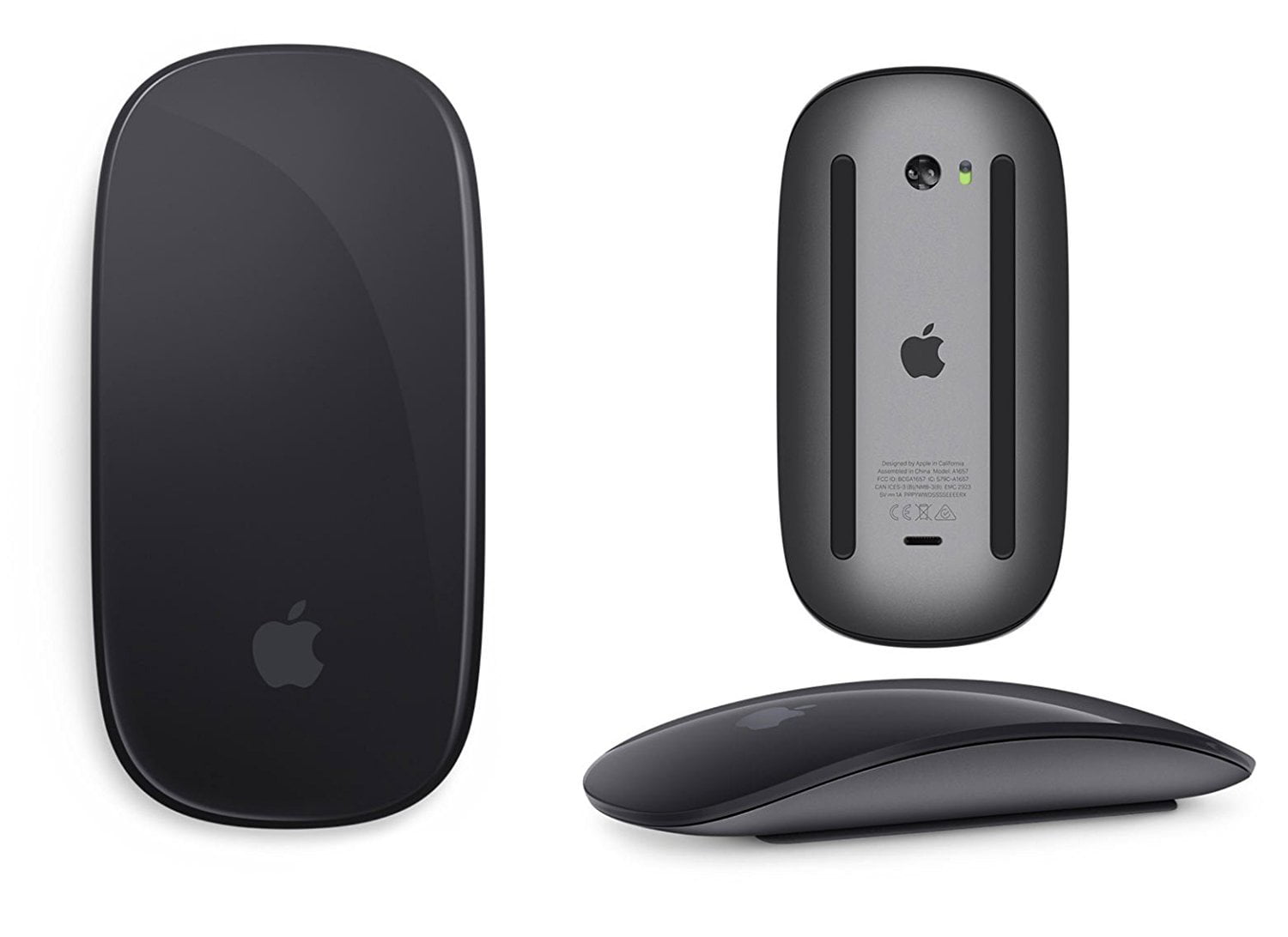 Space Gray Apple Magic Mouse 2 + Space Gray Magic Trackpad 2 Combo 