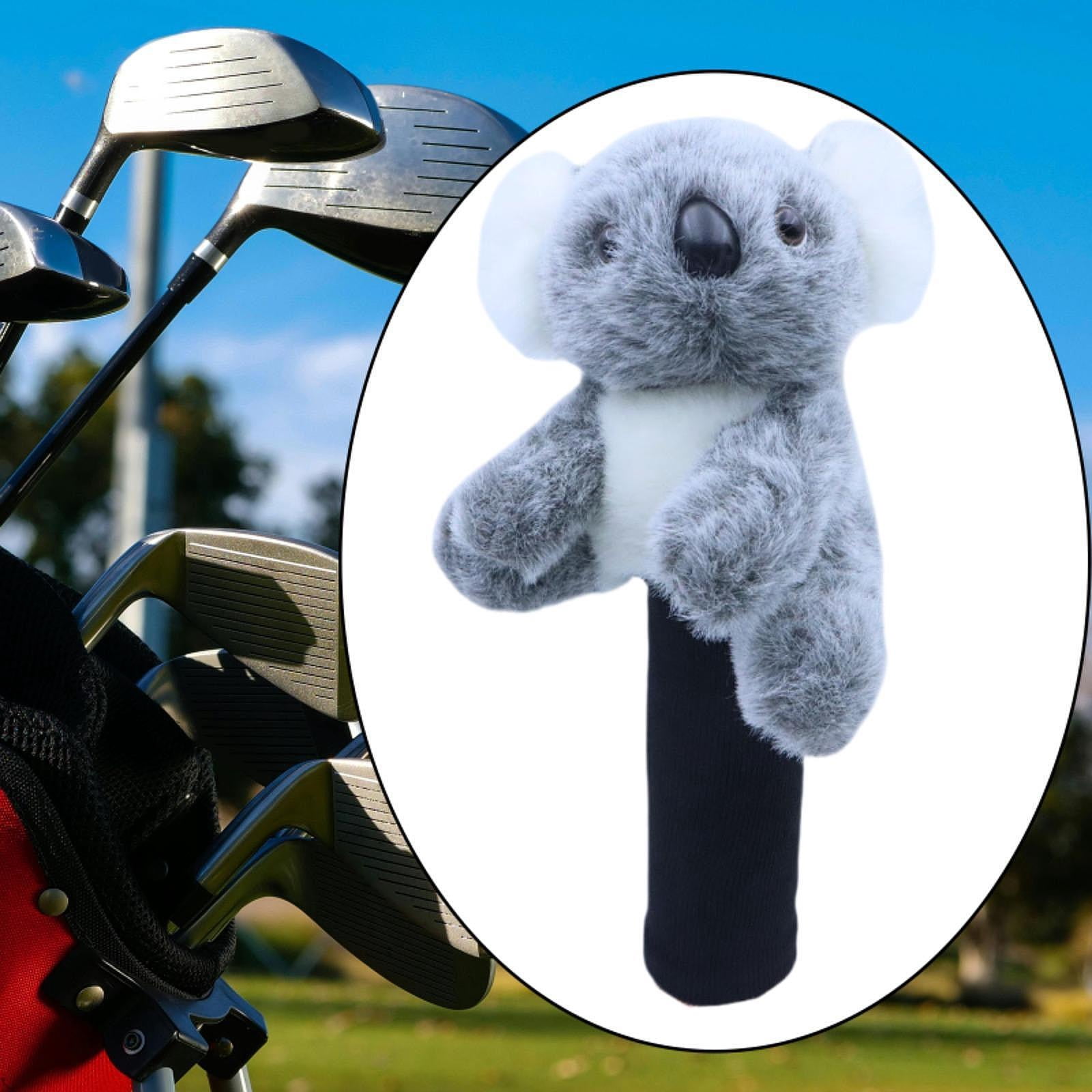 harayaa Golf Headcover Lovely for Drivers Hybrid Golf Accessories,Golf Gift,Lightweight, Gray