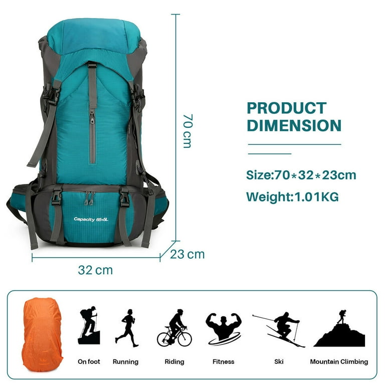 70 liter backpack with laptop travel multipurpose food supplies Osprey Farpoint 70