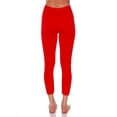 thumbnail image 3 of Soho Apparel Girls Seamless Lady Capri Legging Sg-27-Red Nylon Spandex, 3 of 3