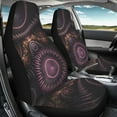 thumbnail image 4 of Xoenoiee Digital Art Abstract Fractal Print Front Car Seat Covers Saddle Blanket Auto Seat Cushion Protector 2pcs for Car SUV Van Trucks, Auto Seat Cover, Easy to Install, 4 of 6