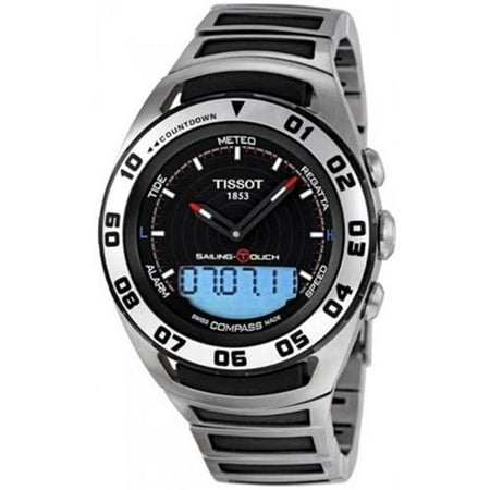 Tissot Sailing-Touch T056.420.21.051.00 45mm Silver Steel Bracelet & Case Anti-Reflective Sapphire Men's Watch