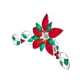 thumbnail image 2 of Feliz Navidad Capiz na Parol Poinsettia with Tail Christmas Lantern, 2 of 4