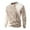 Beige, variant on Yhkghxis Men'S Korean Style Winter Fashion Color Block Knitwear Slim Fit Casual Pullover Sweater Coat for Daily Outings