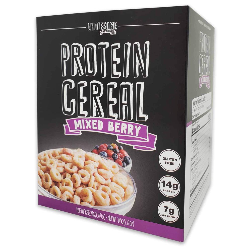 Protein Cereal, Low Carb Cereal, High Protein Cereal, 15g Protein, 4g