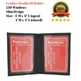 thumbnail image 4 of Slim Thin Leather Credit Card ID Mini Wallet Holder Bifold Driver's License Safe NEW COLORS 1515C, 4 of 25