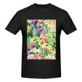 thumbnail image 4 of Bingfone Watercolor Blooming Cactus Men'S Loose Fit Short-Sleeve Pocket T-Shirt, 4 of 7