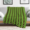 thumbnail image 5 of Green Yellow Black Diamond Pattern Blanket for Bed Throw Blanket for Women, Men And Kids Super Soft Plush Blanket Throw, Print Blanket, Blanket for Kids, 5 of 7