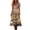 Pink, variant on Women's Summer V Neck Short Sleeve Vintage Floral Print Dress Loose Fit Flowy A Line Beach Dress for Beach Vacations and Casual Daily Wear