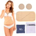 thumbnail image 1 of 4Pcs Waist Oil Pack Set Reusable Essential Oil Wrap Oil Pack Wrap with Chest Pads, 1 of 7