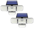 thumbnail image 2 of Luminario Solar LED Exterior LedSolar 2Pzas 182LED 5V 1.6W 1200lm 6000K Luz Blanca Iluminación a 270° Panel Solar Sensor VentDepot MXNSR-002, 2 of 2