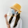 thumbnail image 4 of Women's Two-ways Bucket Hat Protective Sun Hat with Removable Clear Visor, 4 of 4